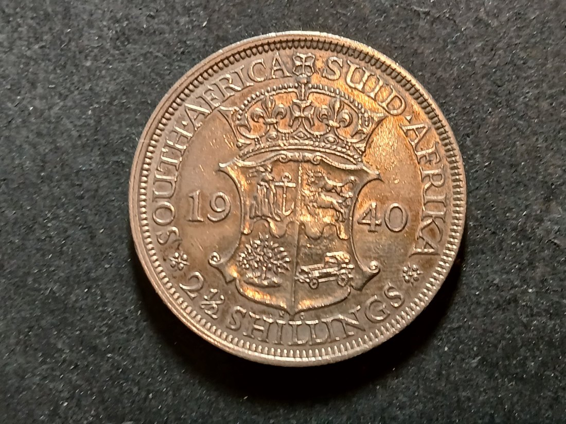 South Africa - 2 1/2 Shilling 1940 silber