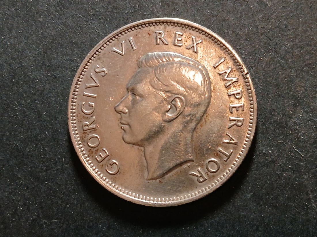  South Africa - 2 1/2 Shilling 1940 silber   