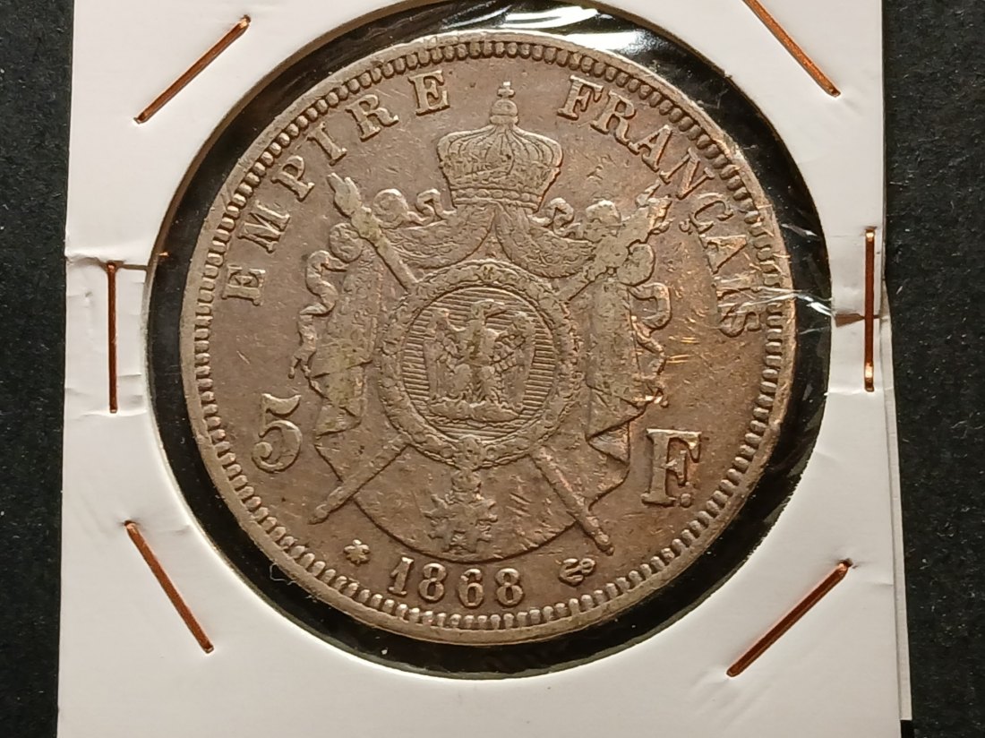 France - 5 Francs 1868 A