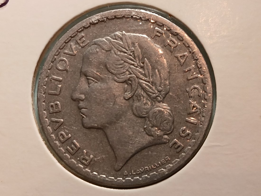  France - 5 Francs 1952 selten   