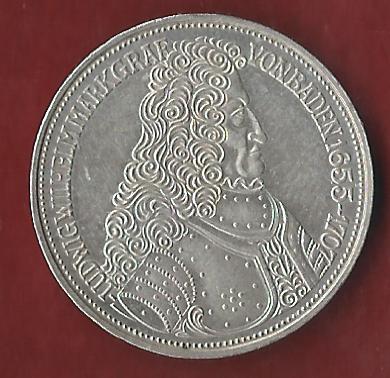  5 Mark M.v.Baden 1955 Koblenzer Münzen Studio Koblenz Frank Maurer AI479   
