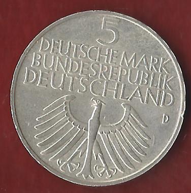  5 Mark Germanisches Museum 1952 Koblenzer Münzen Studio Koblenz Frank Maurer AI487   