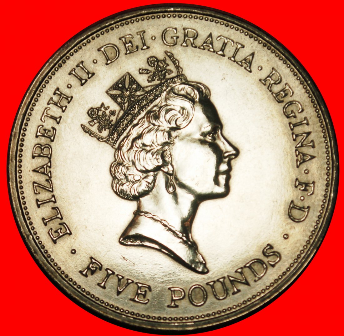  ⰆKRONE:GROSSBRITANNIEN★5 PFUND 1900-1990! ELISABETH II. (1953-2022) STG STEMPELGLANZ★OHNE VORBEHALT!   