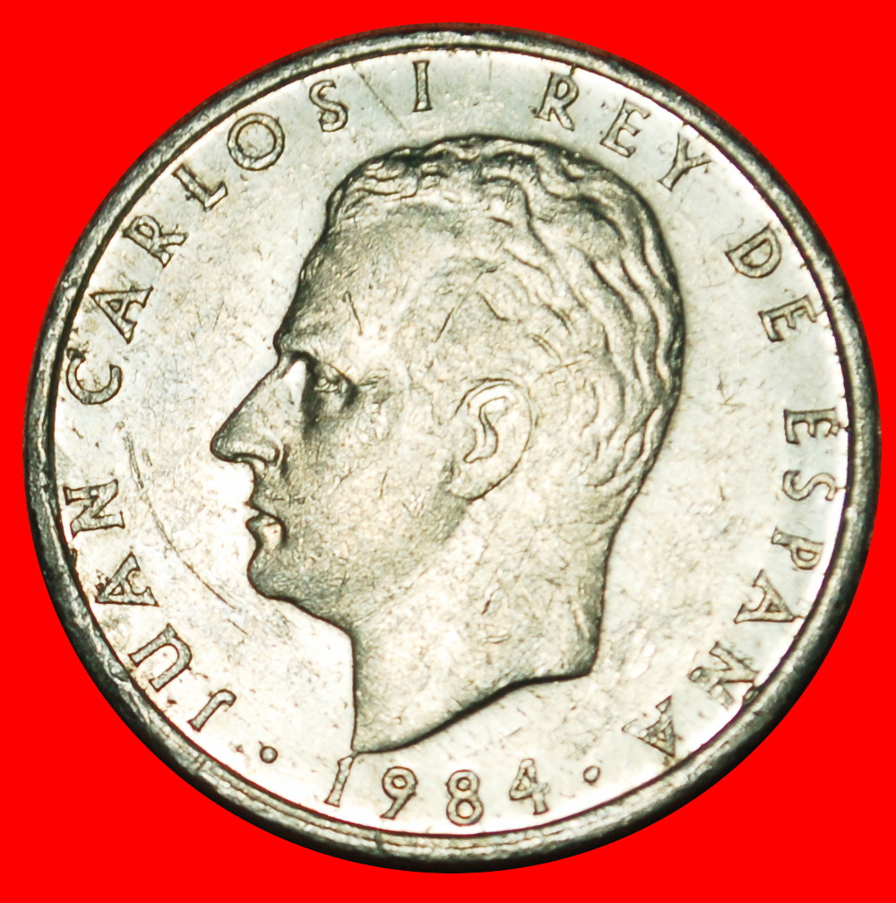  Ⰶ KARTE (1982-1984): SPANIEN ★ 2 PESETAS 1984! JUAN CARLOS I (1975-2014) ★OHNE VORBEHALT!   