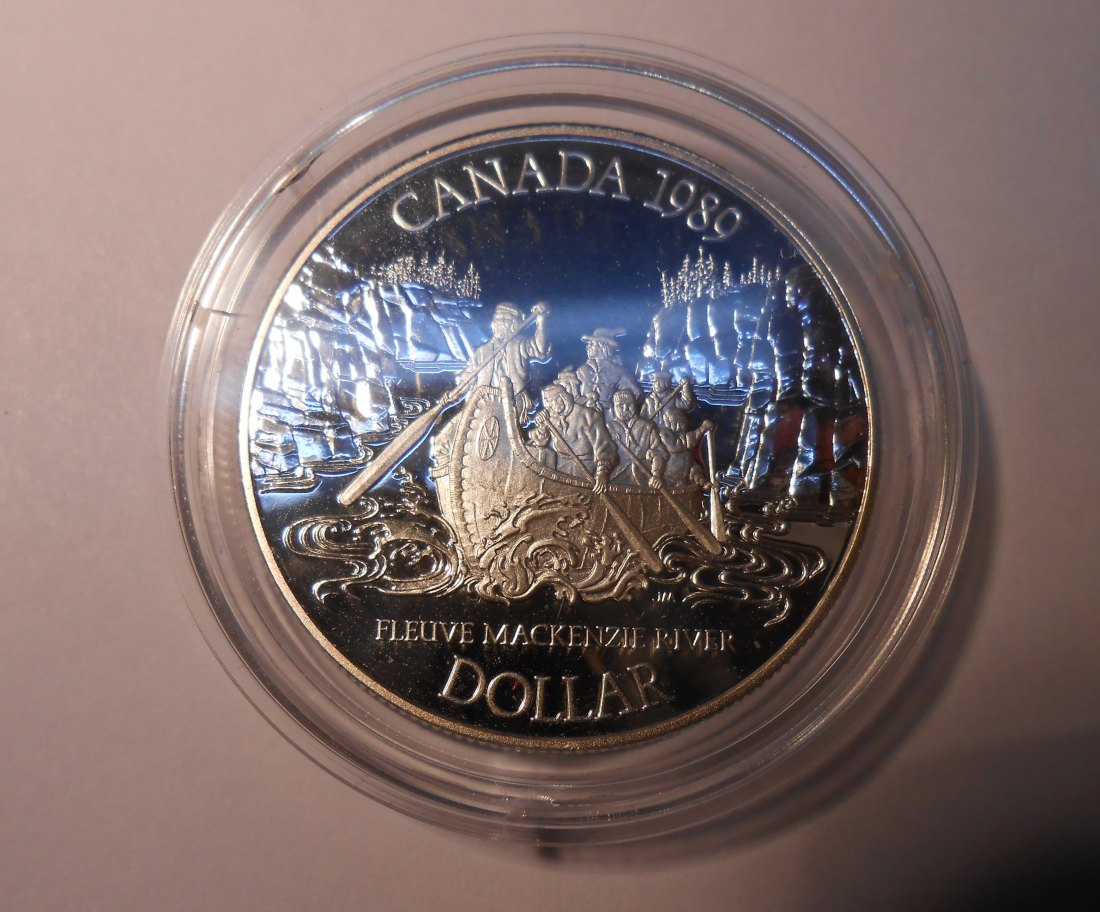 17. Kanada 1 Dollar 1989 KM# 168, Silber 500, Sammlermünze