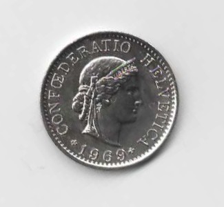 5 Rappen Schweiz 1969 (N264)