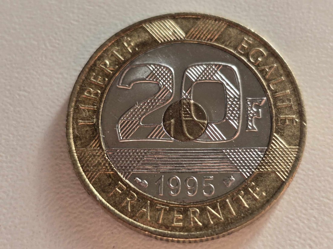  Frankreich 20 Franc 1995 VZ   
