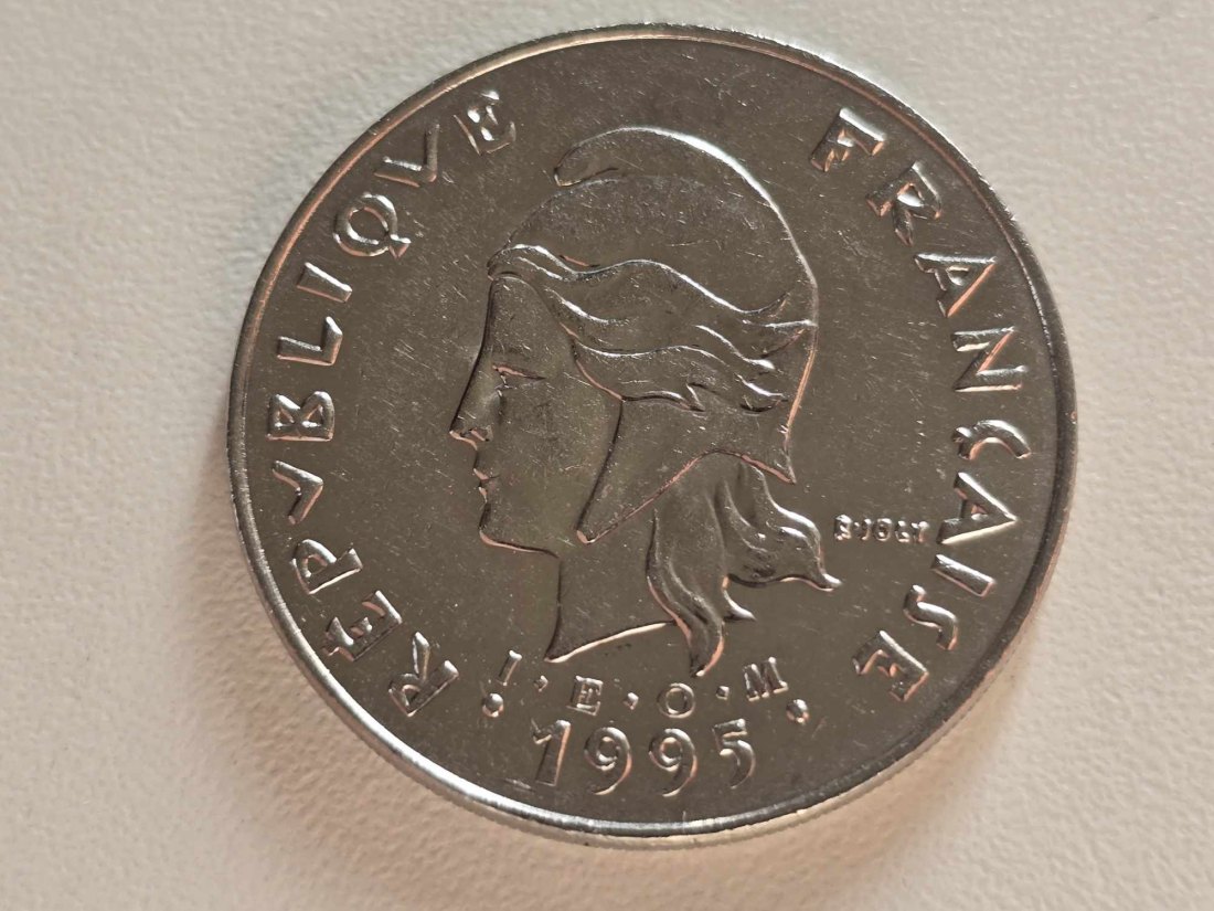  Franz. Polynesien 50 Franc 1995 VZ   