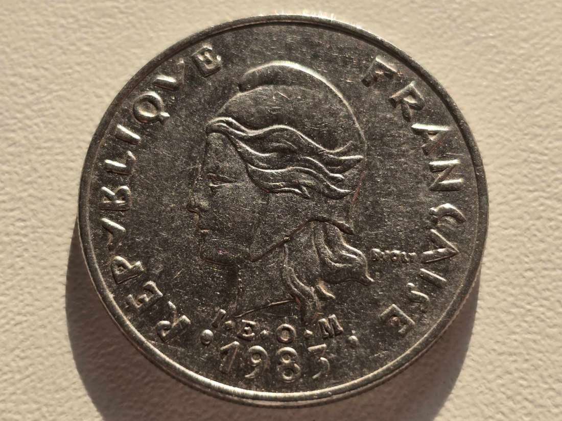  Franz. Polynesien 20 Franc 1983 Umlauf   