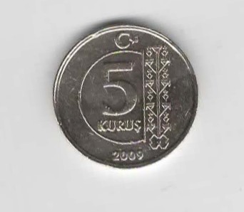 5 Kurus Türkei 2009 (N269)