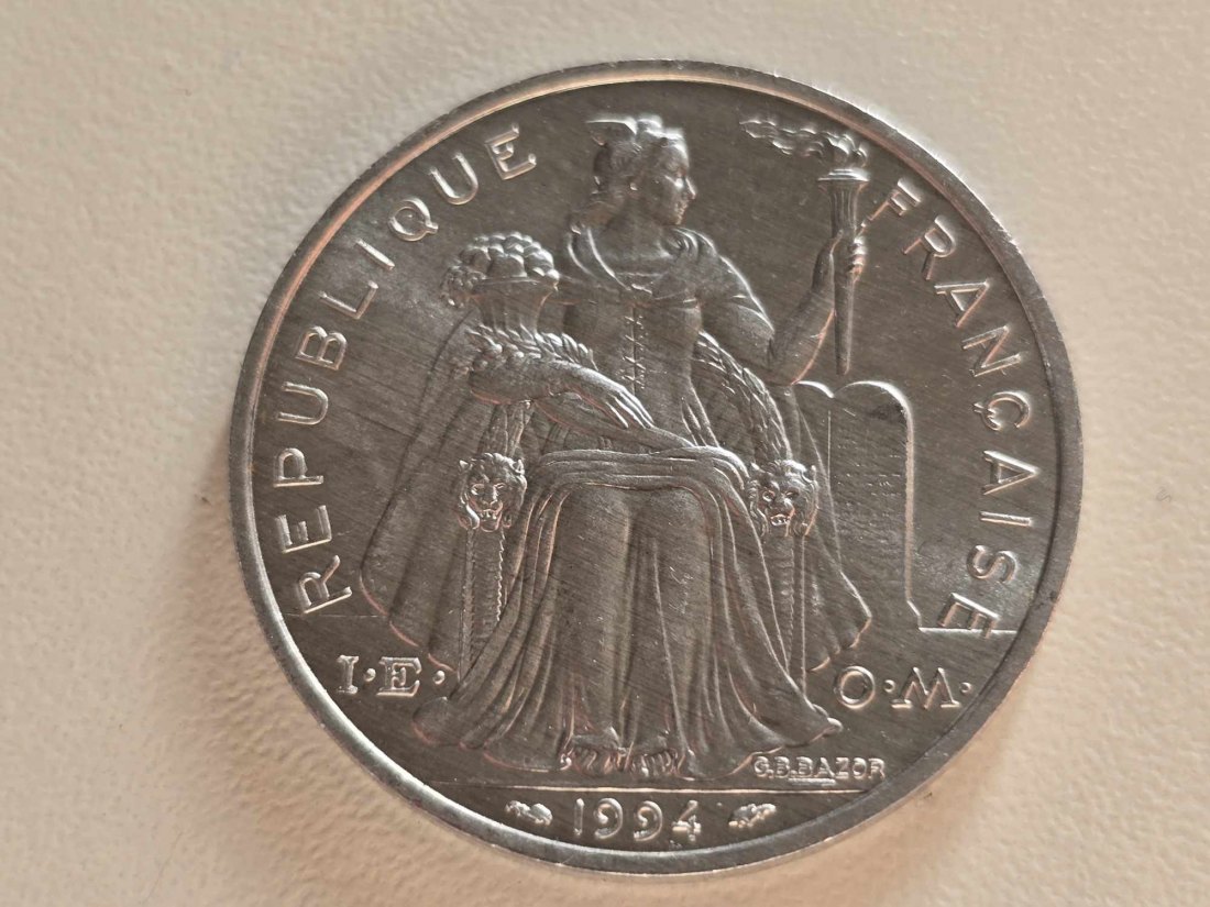  Franz. Polynesien 5 Franc 1994 STG   