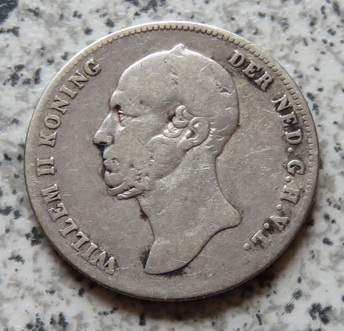  Niederlande 1/2 Gulden 1848   