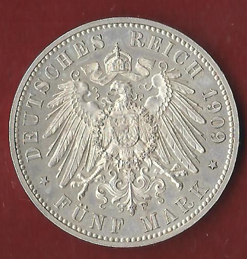  NEU 5 Mark Sachsen UNI Leipzig ST R Koblenzer Münzen Studio Koblenz Frank Maurer AH865   