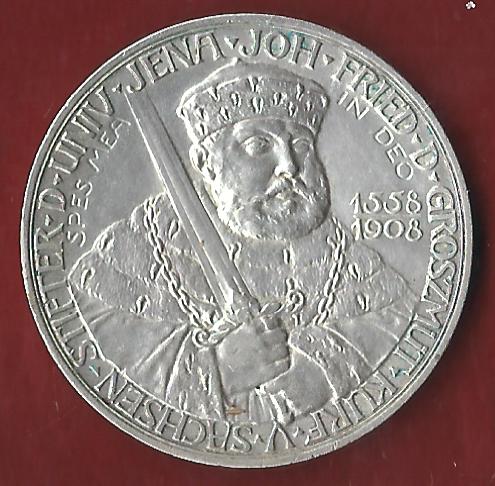  NEU 5 Mark Sachsen Weimar Eisena UNI Jena ST R Koblenzer Münzen Studio Koblenz Frank Maurer AH866   