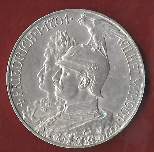  NEU 5 Mark Preussen 1901 200 Jahre st R Koblenzer Münzen Studio Koblenz Frank Maurer AH878   