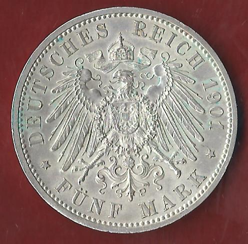  NEU 5 Mark Preussen 1901 200 Jahre st R Koblenzer Münzen Studio Koblenz Frank Maurer AH878   