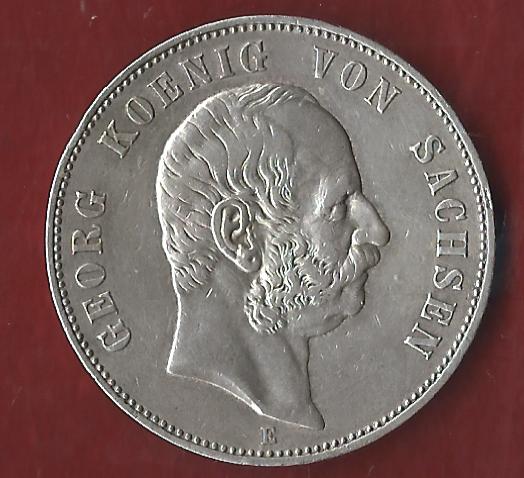  NEU 5 Mark Sachsen 1903 st R Koblenzer Münzen Studio Koblenz Frank Maurer AH879   