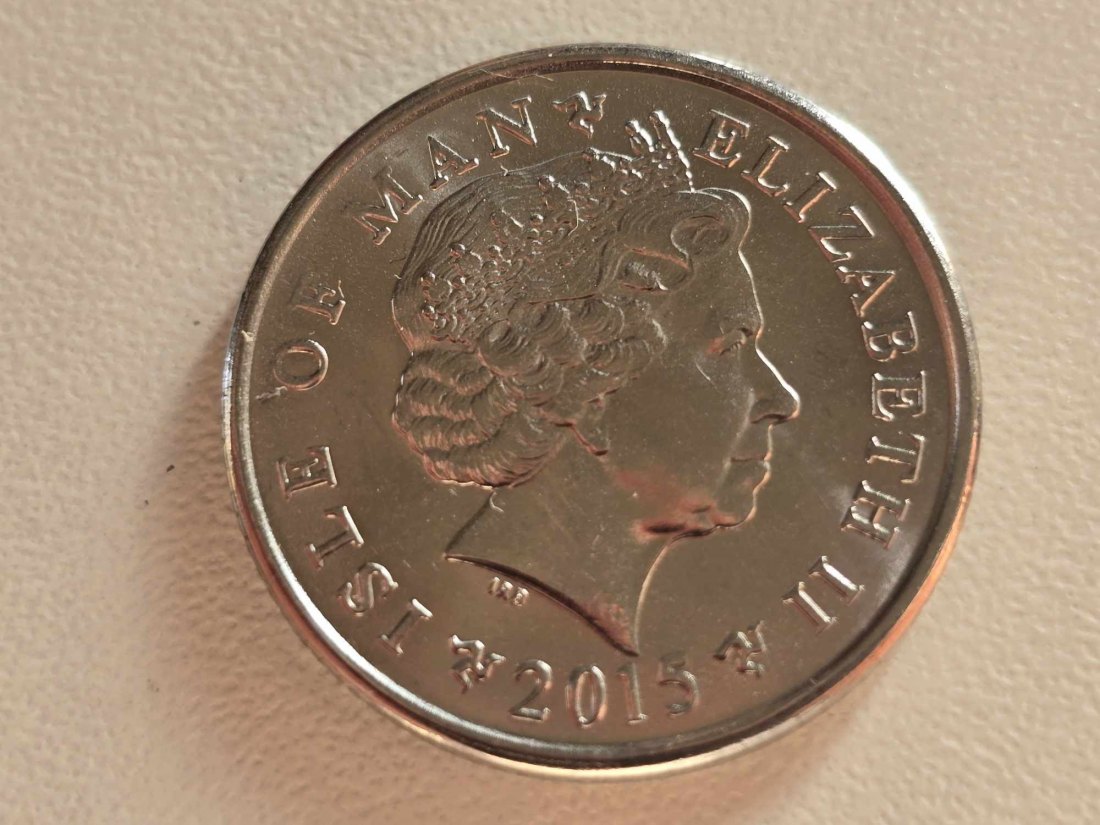 Isle of Man 10 Pence AB 2015 STG   