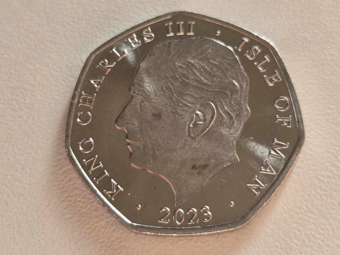  Isle of Man 50 Pence 2023 STG   