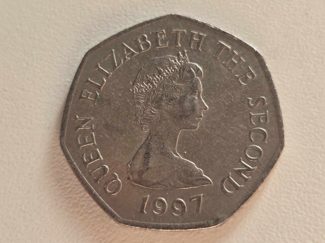  Jersey 50 Pence 1997 Umlauf   
