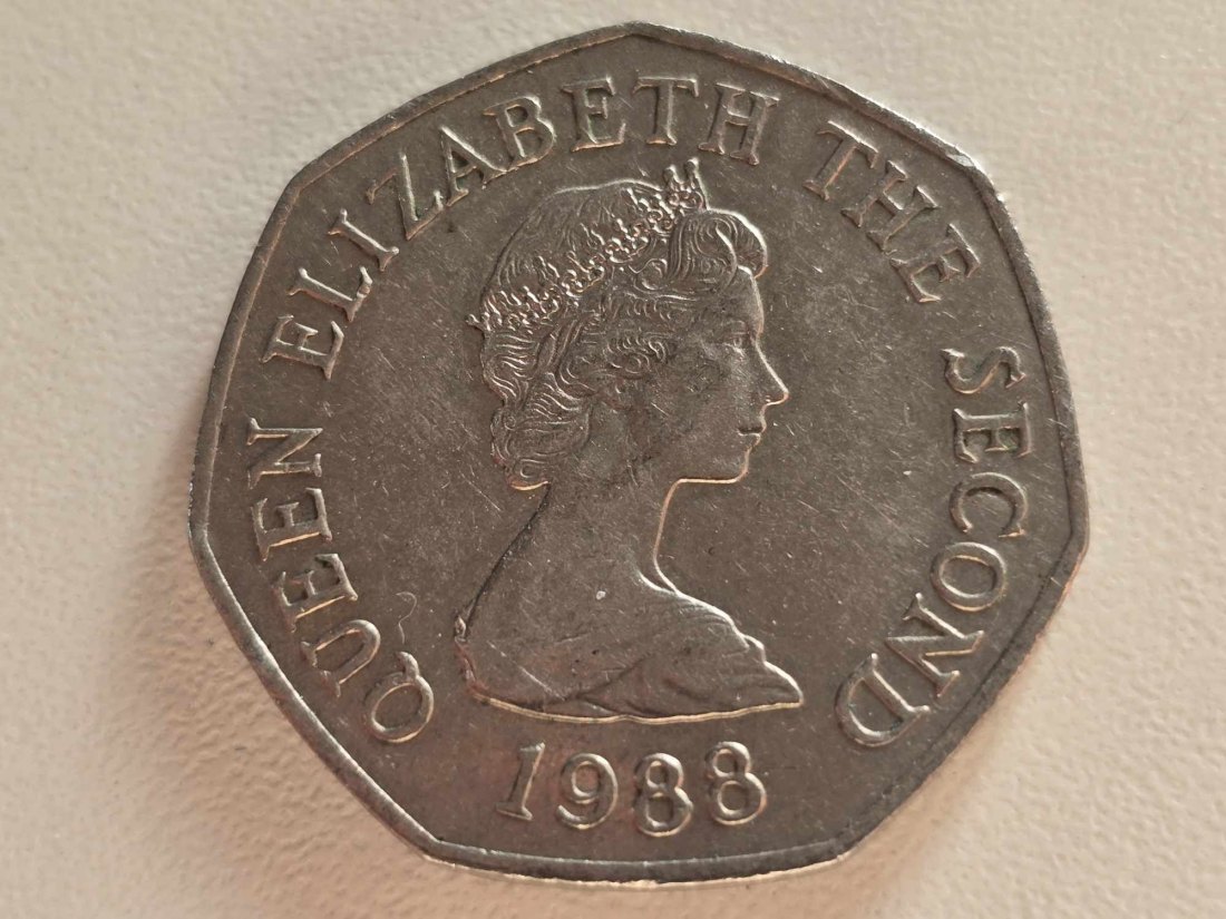  Jersey 50 Pence 1988 Umlauf   