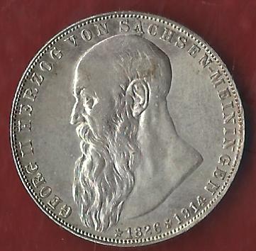  NEU 2 Mark Sachsen Meiningen 1915 st R Koblenzer Münzen Studio Koblenz Frank Maurer AH911   