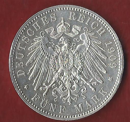 NEU 5 Mark Sachsen UNI Leipzig ST R Koblenzer Münzen Studio Koblenz Frank Maurer AH921   