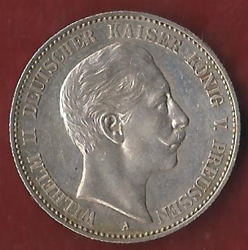  NEU 2 Mark Preussen 1888 vz-st RRR  Koblenzer Münzen Studio Koblenz Frank Maurer AH938   