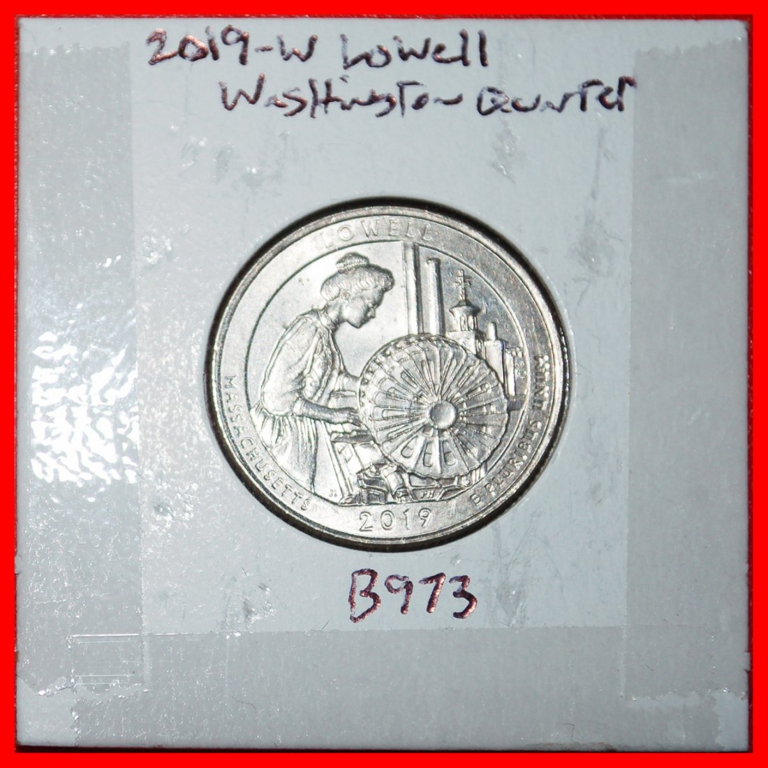 Ⰶ FABRIK: USA★1/4 DOLLAR 2019W UNGEWÖHNLICH! VZGL STEMPELGLANZ! WASHINGTON 1789-1797★OHNE VORBEHALT!