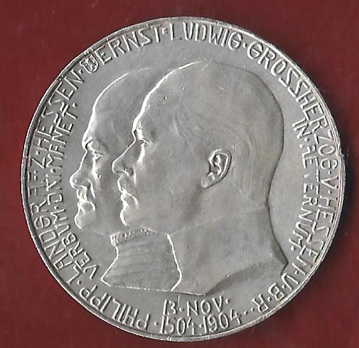  NEU 5 Mark Hessen 1904 st- Koblenzer Münzen Studio Koblenz Frank Maurer AH951   