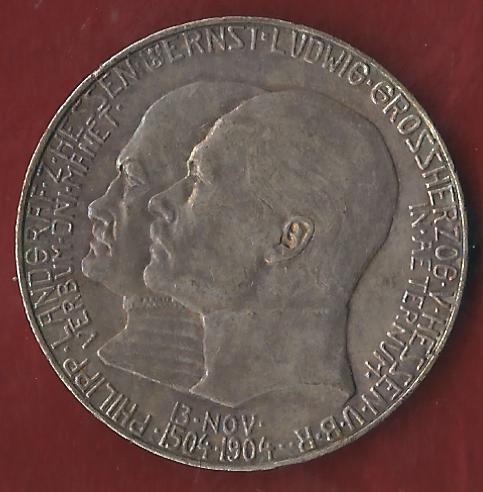  NEU 5 Mark Hessen 1904 st- Koblenzer Münzen Studio Koblenz Frank Maurer AH952   