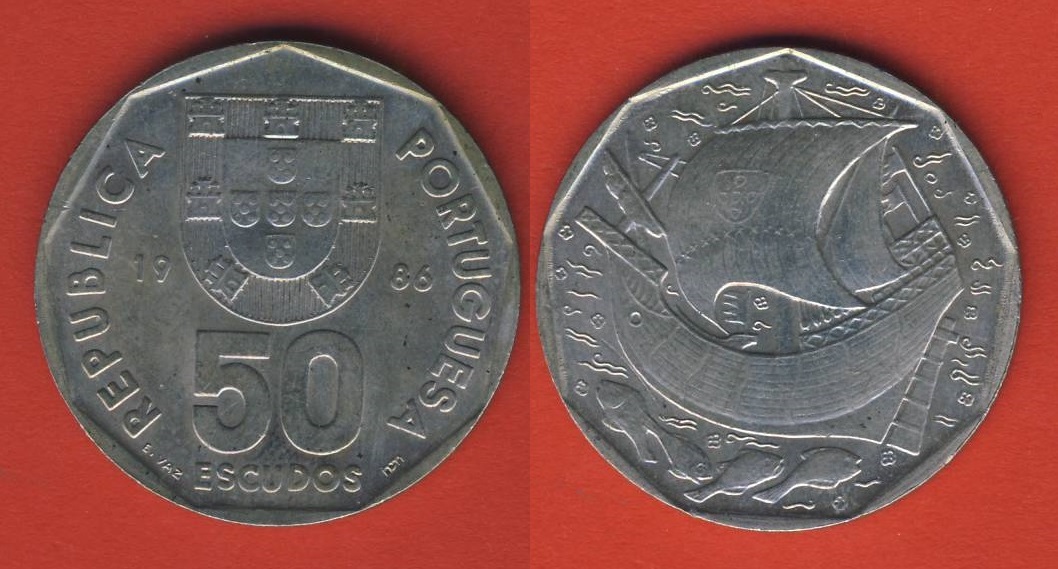  Portugal 50 Escudos 1986   