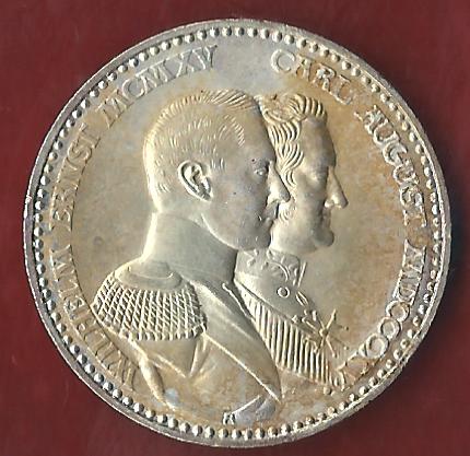  NEU 3 Mark Sachsen Weimar Eisenach 1915 st- Koblenzer Münzen Studio Koblenz Frank Maurer AH963   