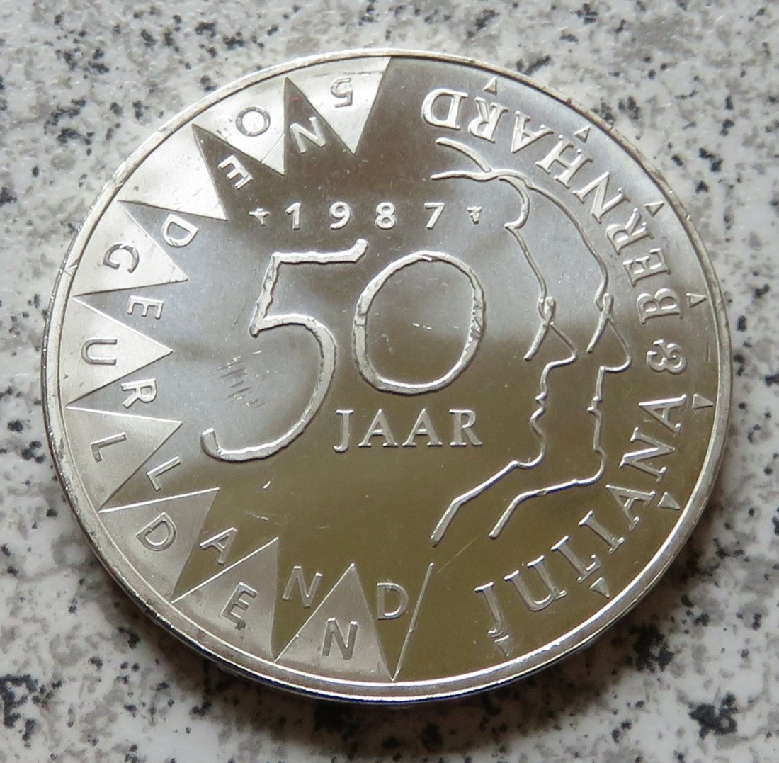  Niederlande 50 Gulden 1987   