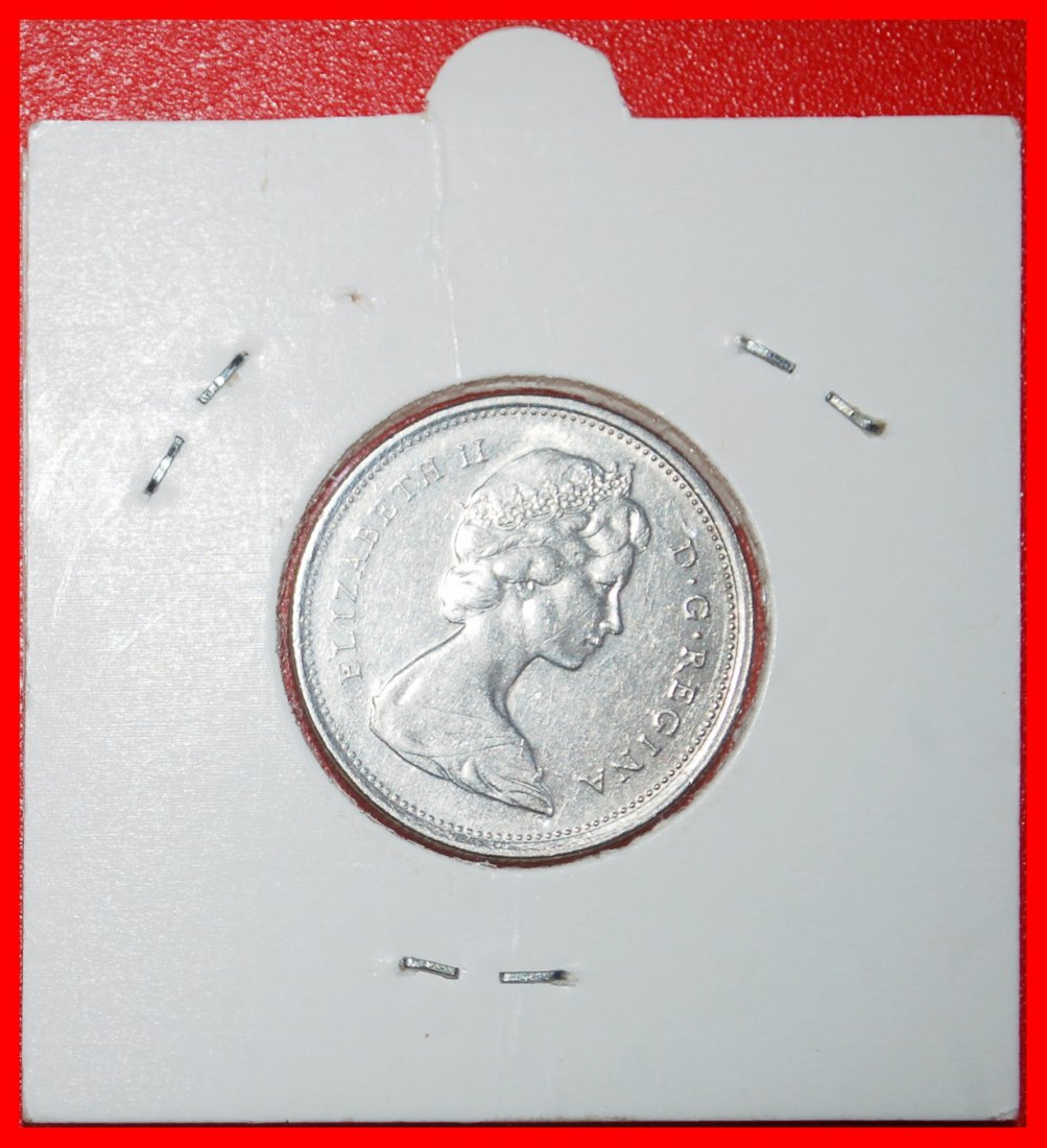  Ⰶ REN (1937-2025): KANADA★ 25 CENT 1969 STEMPEL A! ELISABETH II. (1953-2022) PACKUNG★OHNE VORBEHALT!   