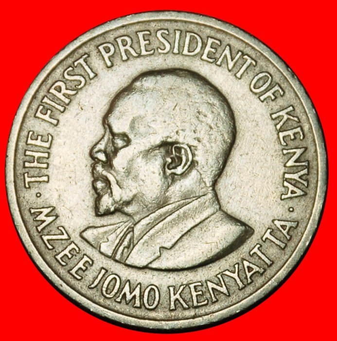 Ⰶ GREAT BRITAIN (1969-1978): KENYA ★ 50 CENTS 1971 LIONS AND COCK! ★LOW START ★ NO RESERVE!