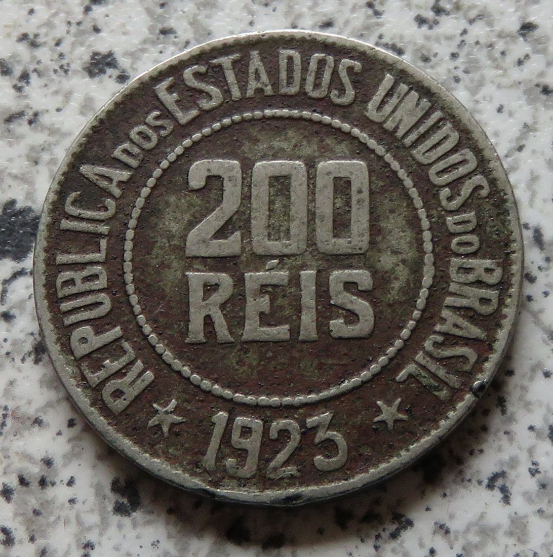  Brasilien 200 Reis 1923   