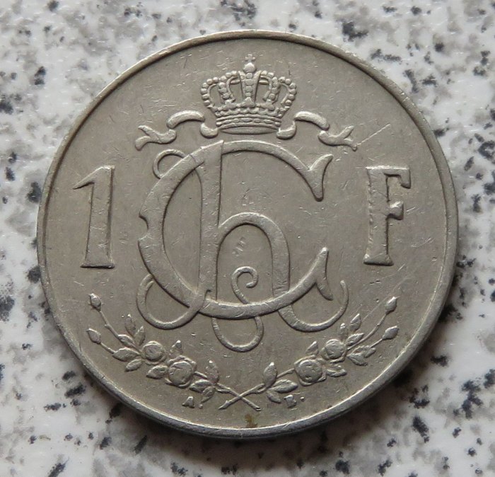  Luxemburg 1 Franc 1962   