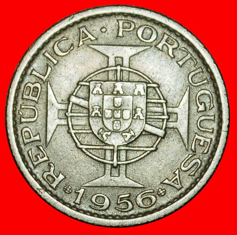 Ⰶ ELEPHANT (1953-1974) PORTUGAL: ANGOLA ★ 2.50 ESCUDOS 1956! LOW START ★ NO RESERVE!   