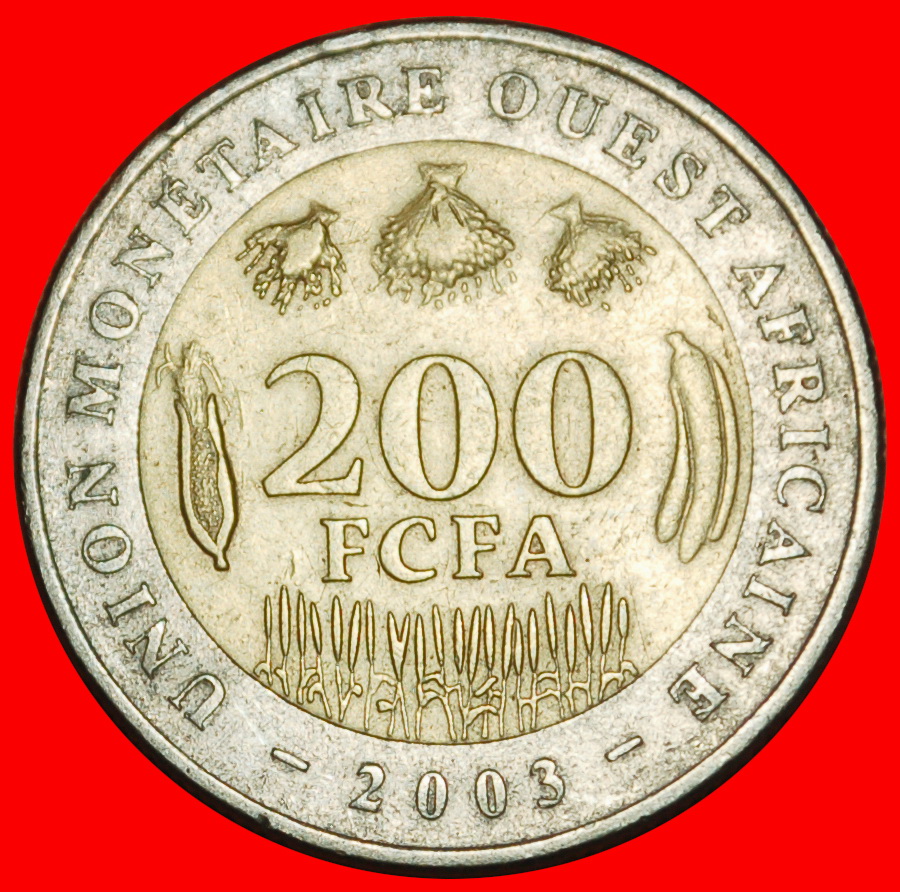 Ⰶ GREAT BRITAIN GOLD FISH (2003-2018): WEST AFRICAN STATES ★200 FRANCS 2003!★LOW START ★ NO RESERVE!   