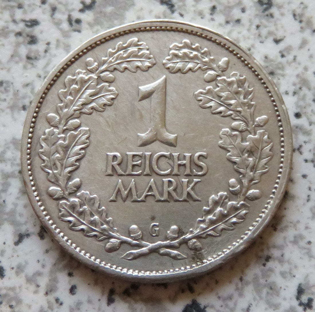  Weimarer Republik 1 Mark 1925 G   