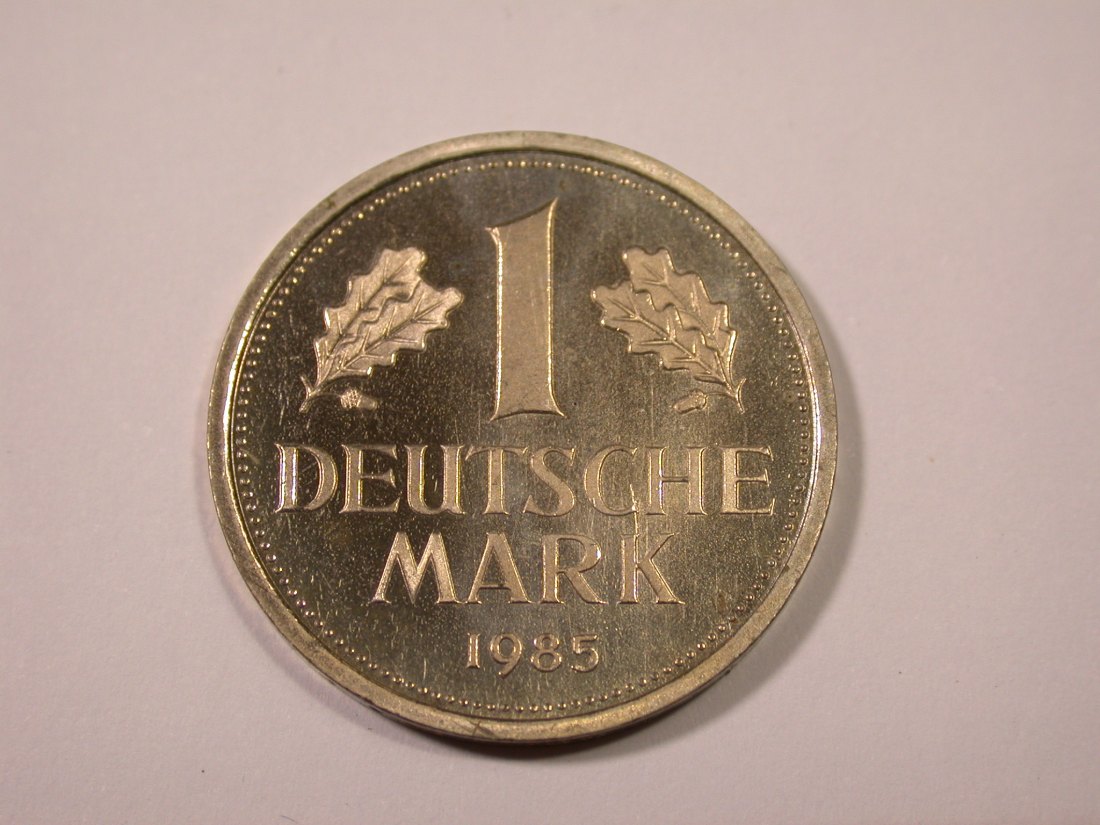 I19 BRD 1 Mark 1985 J in PP Originalbilder