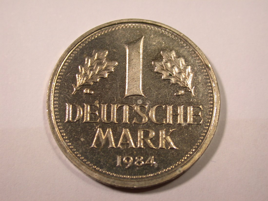I19 BRD 1 Mark 1984 F in PP Originalbilder