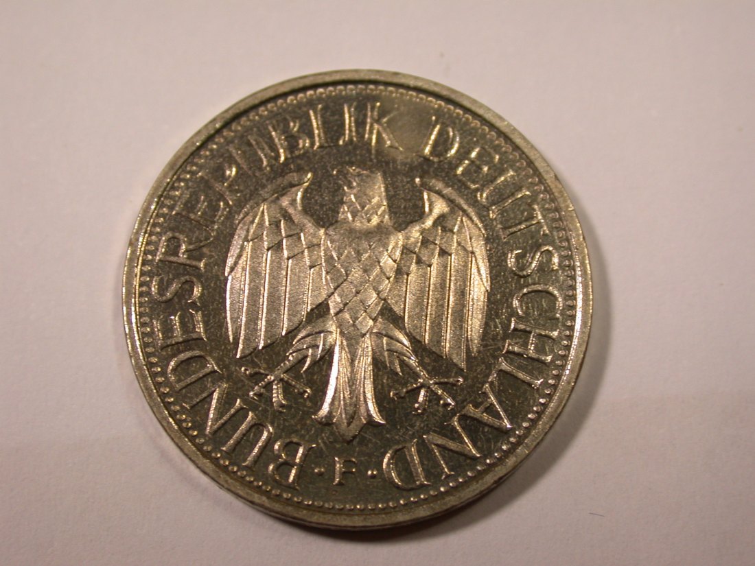  I19  BRD  1 Mark 1984 F in PP   Originalbilder   