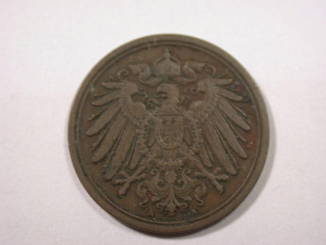  I19  KR  1 Pfennig 1891 A in ss+  Originalbilder   