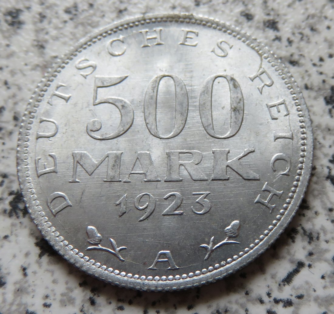  Weimarer Republik 500 Mark 1923 A   