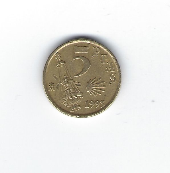  Spanien 5 Pesetas 1993 Jacobeo   