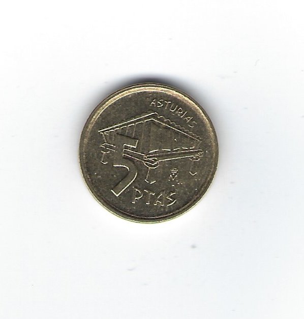  Spanien 5 Pesetas 1995 Asturien   