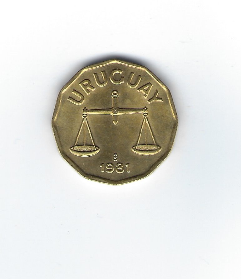  Uruguay 50 Centesimos 1981   
