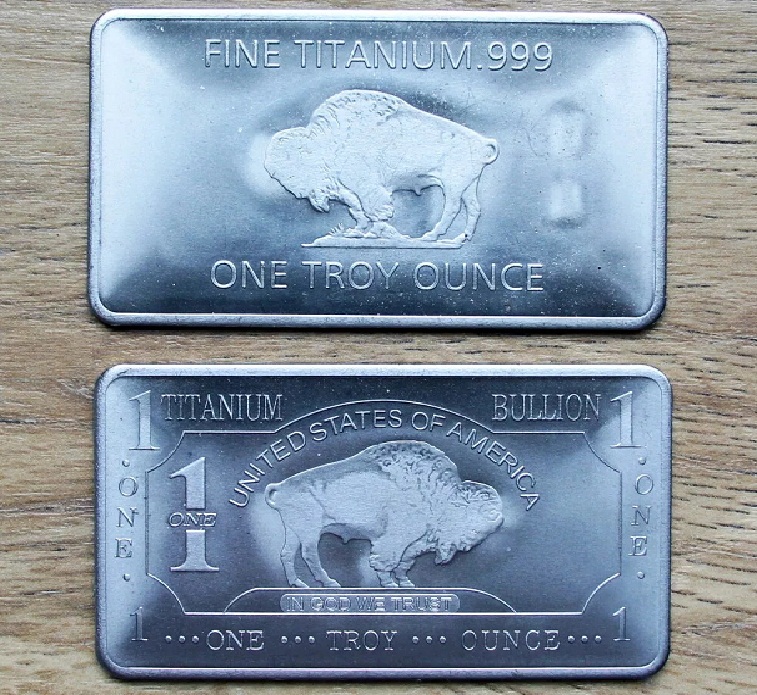  American Buffalo USA Bullion Sondermünze 999er fein Titanium 40mm rar!   